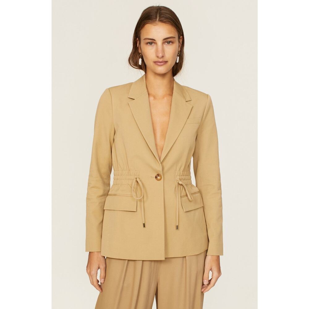 Derek Lam 10 Crosby Arwen Jacket Size 2 Khaki Excellent Condition - Picture 1 of 10